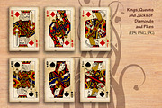 Vintage  Playing cards, an Illustration by Retro Graphic Box (Thumbnail 2 of 6)