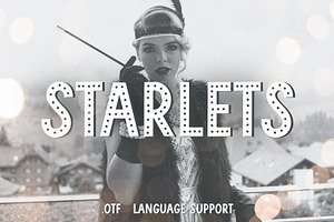 Starlets 1920s Actress Display Font