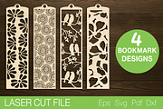 Bookmark Laser Cut SVG, a Templates & Theme by Lerina Art (Thumbnail 1 of 3)