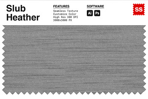 Slub Heather Texture Pattern