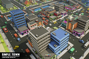 Simple Town - Cartoon City Assets, an Environmental 3D Model by Simple Assets (Thumbnail 6 of 13)