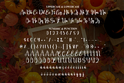 Autumn Birthday | Script Font, a Handwritten Font by Scratchones (Thumbnail 7 of 9)