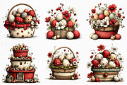 Whimsical Easter Eggs Basket Clipart, an Illustration by Craft Nest (Thumbnail 5 of 11)