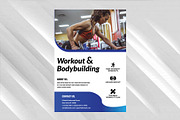 Workout and Bodybuilding Flyer, a Flyer Template by PenciGraphics (Thumbnail 2 of 2)
