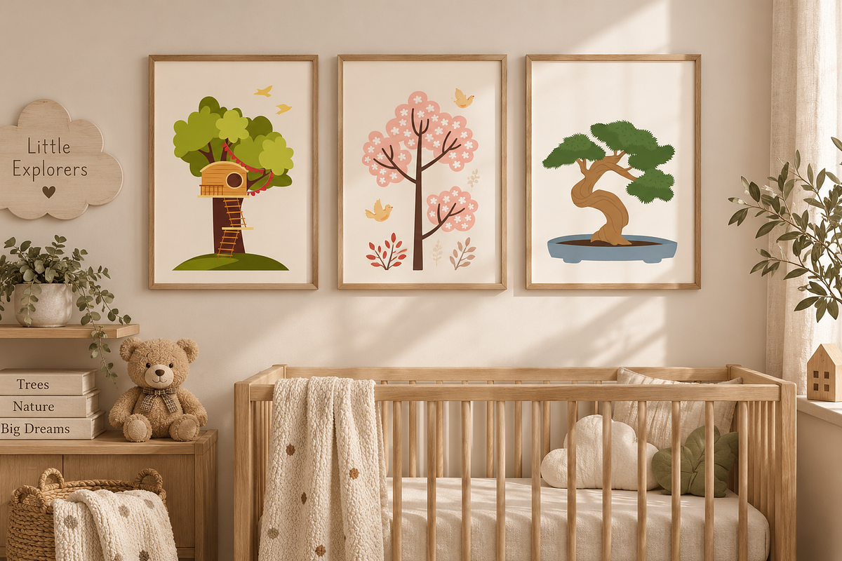Whimsical Trees Clipart, a Decorative Illustration by Anna Studio (Photo 2 of 12)