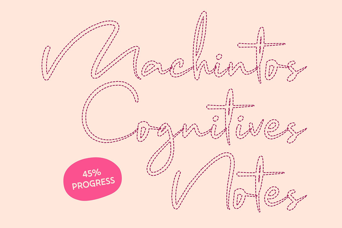 Modien Dashed, a Script Font by Craft Supply Co. (Photo 4 of 8)