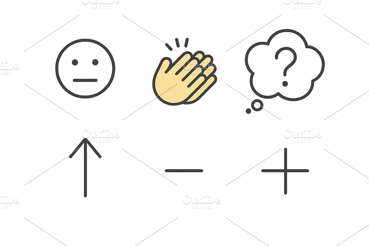 Engaging graphic showing reactions, an Object Illustration by ZinetroN