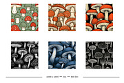 Mushroom Retro Art Patterns, a Pattern Graphic by karenfoleyphoto (Thumbnail 5 of 13)