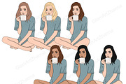 Weekend Girls, a Person Illustration by GlamArtZhanna (Thumbnail 2 of 4)
