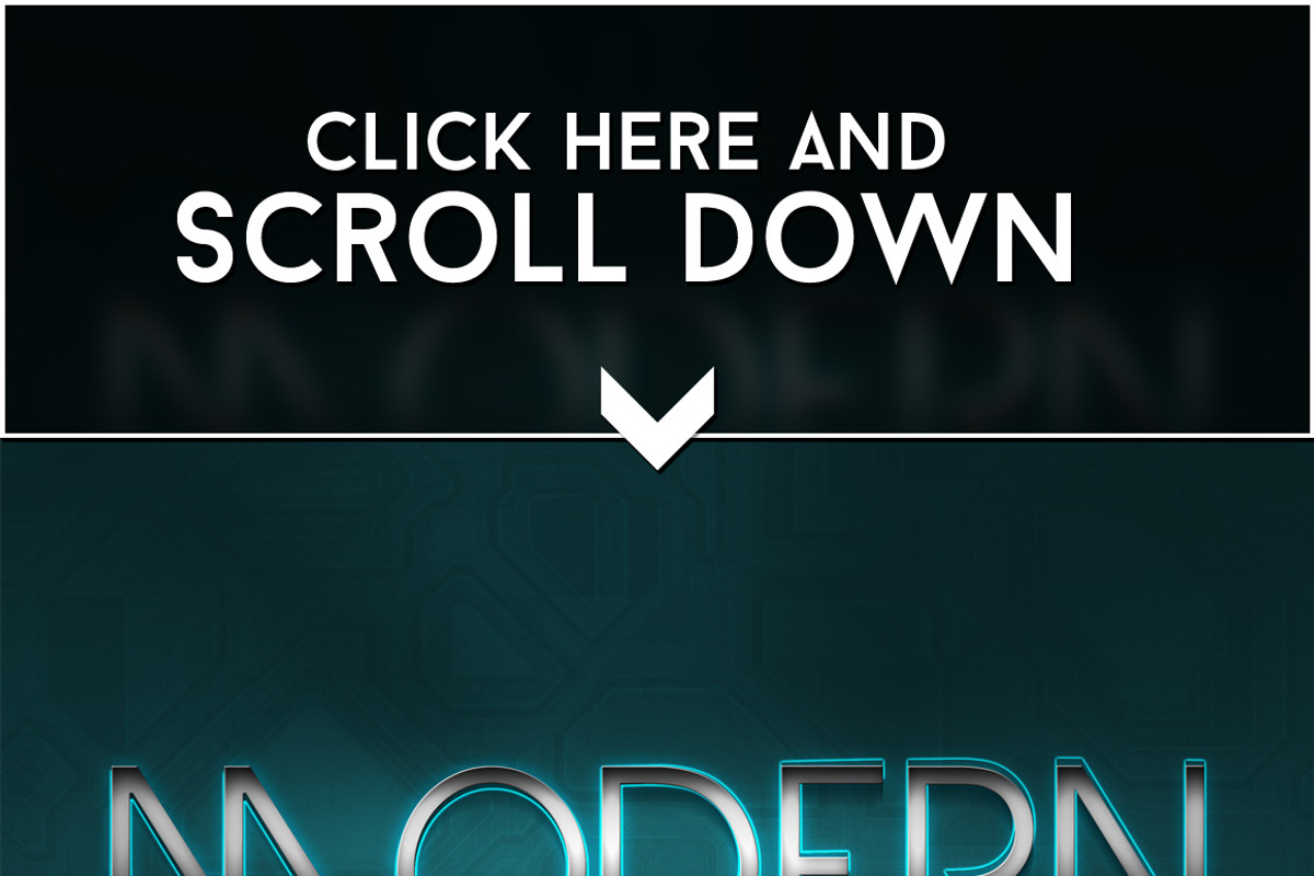 Modern Text Effects, a Brushes & More by Krukowski Graphics (Photo 2 of 3)