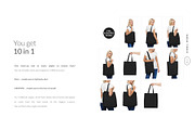 Canvas Tote Bag Mock-ups Set DEMO, a Books & Magazine Mockup by Apparel_Mockups (Thumbnail 8 of 22)