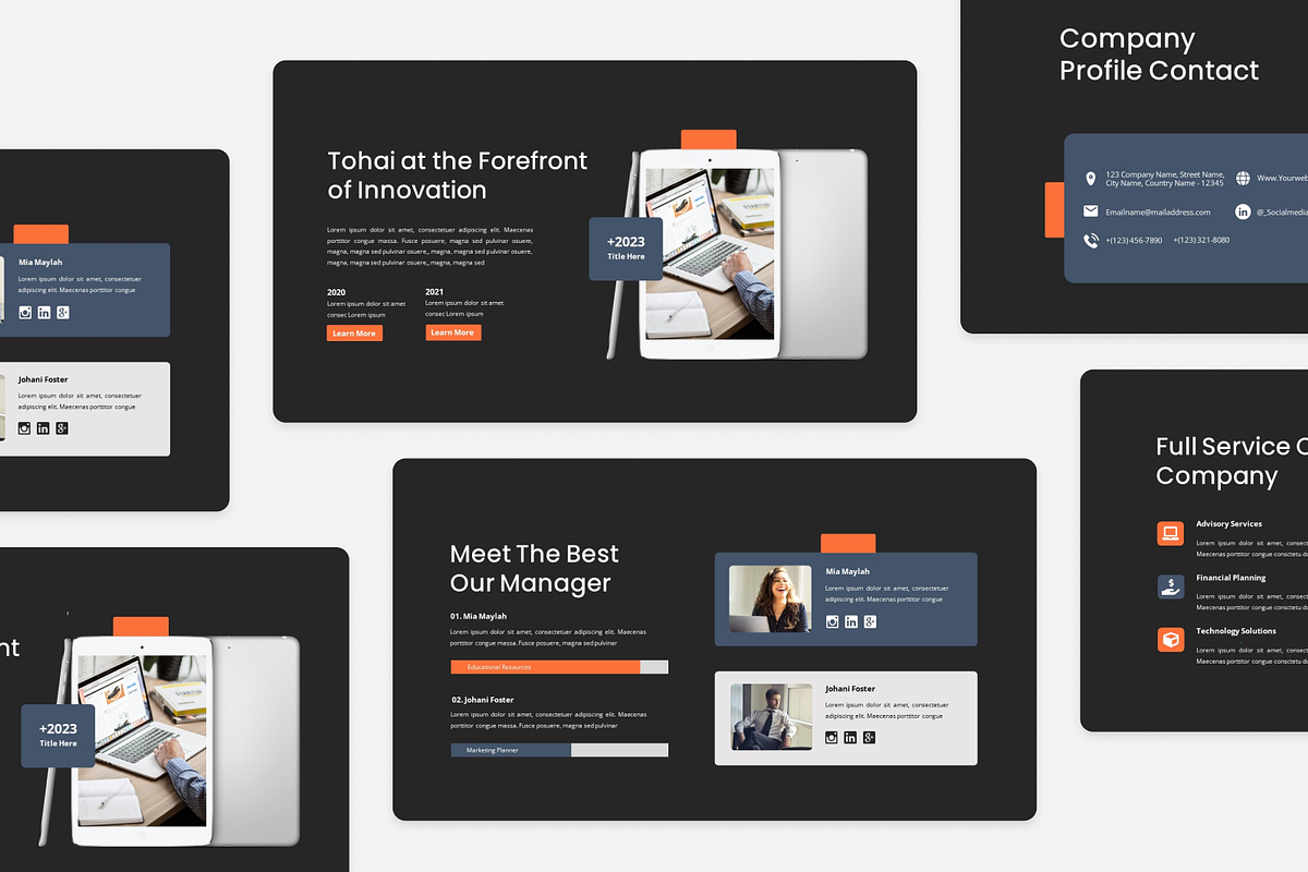 Tohai - Company Profile PowerPoint, a Presentation Template by Annora Studio (Photo 4 of 5)