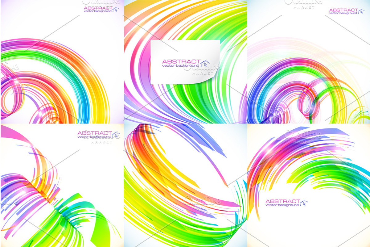 36 vector futuristic backgrounds preview 3