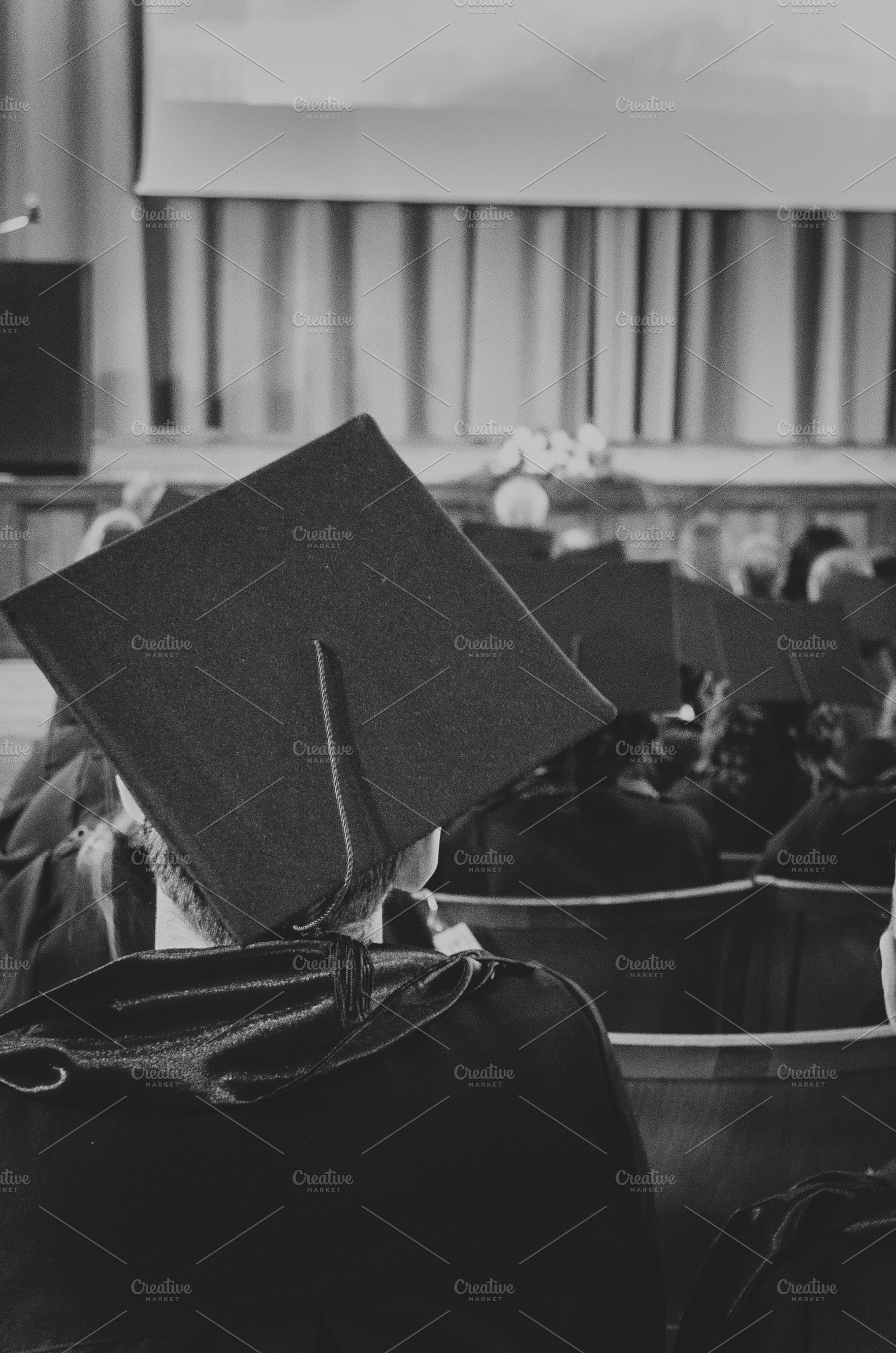 Back of graduates, a School & Education Photo by Alexandrulucian