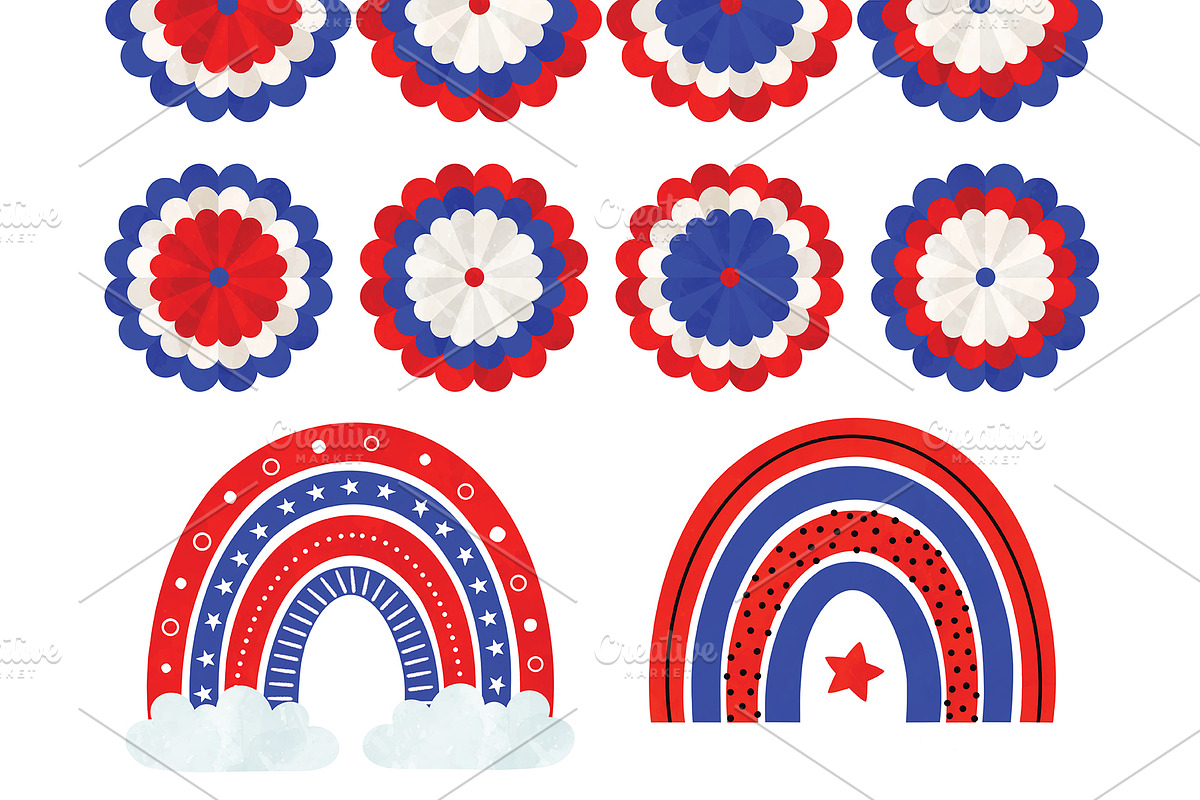 4th of July Clip Art, an Illustration by SugarPickle Clip Art (Photo 2 of 3)