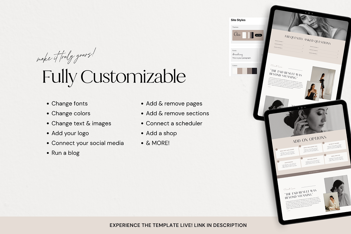 Squarespace Salon Website Template, a Squarespace Template by Breah Designs (Photo 5 of 10)