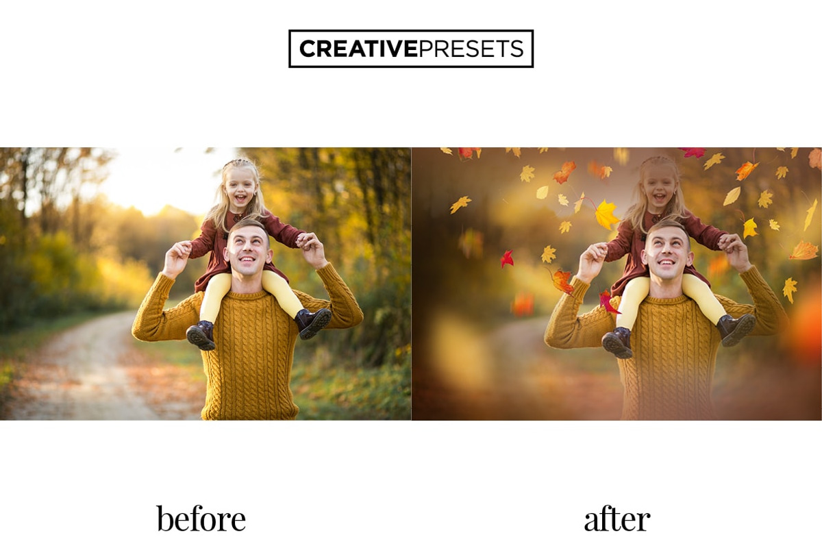 +83 Autumn Leaves Overlays, a Layer Style Add-On by CreativePresets.com (Photo 14 of 16)