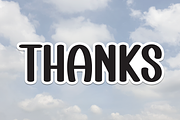 Cloudy Sky | Script Font, a Script Font by Scratchones (Thumbnail 8 of 8)