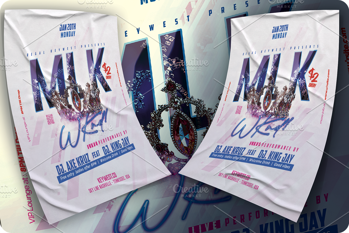 MLK Weekend Flyer, a Flyer Template by regalDRAW (Photo 1 of 4)