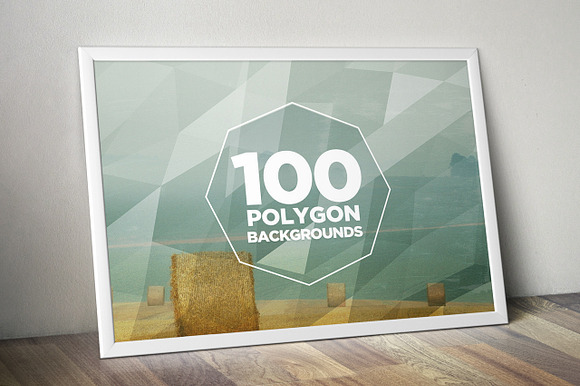 100 Geometric Polygon Backgrounds preview 6