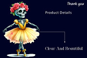 Ballerina Skeleton Sublimation, a Work Illustration by Dream Creation (Thumbnail 6 of 6)