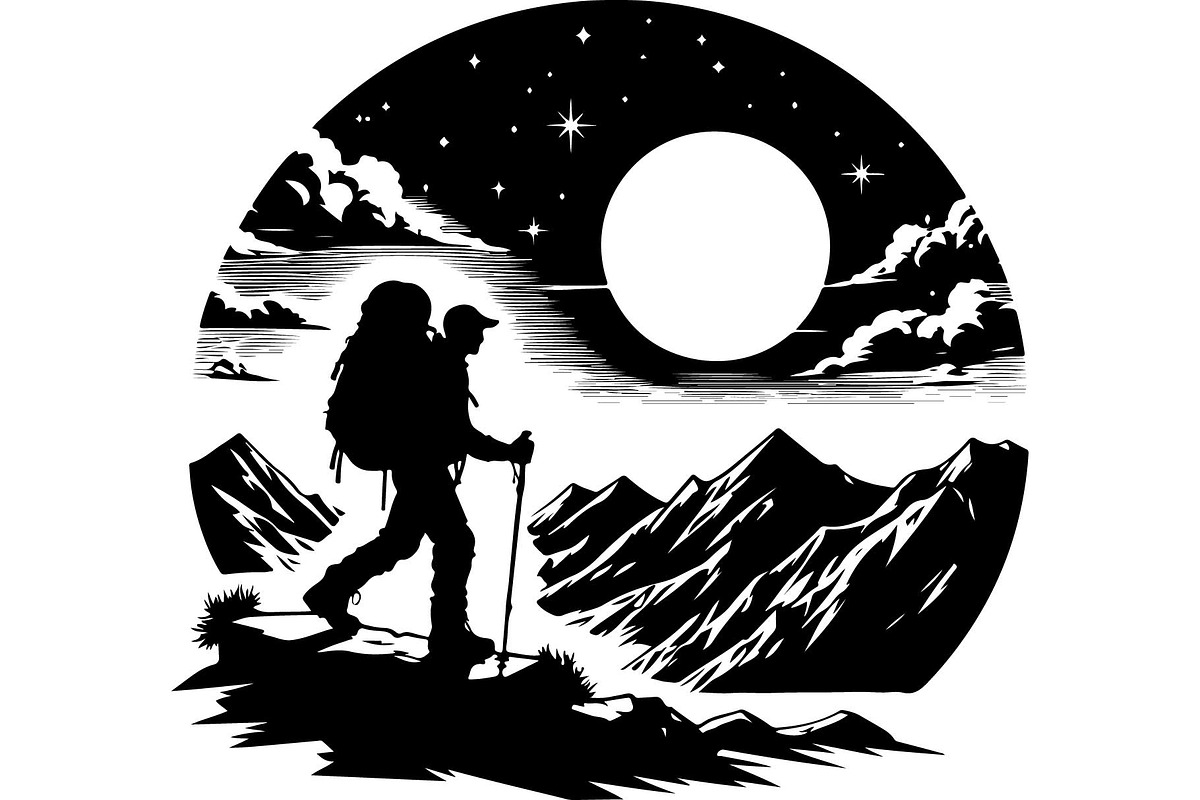 Hiking Adventure Vector Set, an Object Graphic by Creativeshirt (Photo 12 of 13)