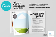Canva Pizza US Letter CookBook, a Print Template by DeLaGranSiete (Thumbnail 9 of 11)