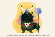 Gouache Shader Brushes | Affinity, a Brush Add-On by RetroSupply Co. (Thumbnail 5 of 13)