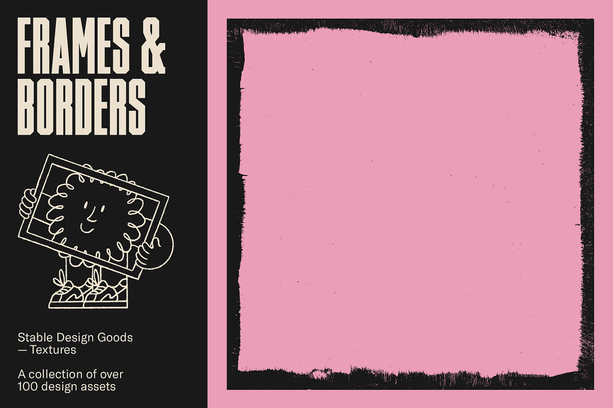 Frames & Borders - Texture Pack, a Texture Graphic by Stable (Photo 1 of 5)