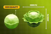 Nutrition Food 3d Icon Pack, an Object 3D Model by Ui Stock (Thumbnail 5 of 6)