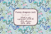 Funny dragons, a Pattern Graphic by Designs by Helen Trupak (Thumbnail 3 of 10)