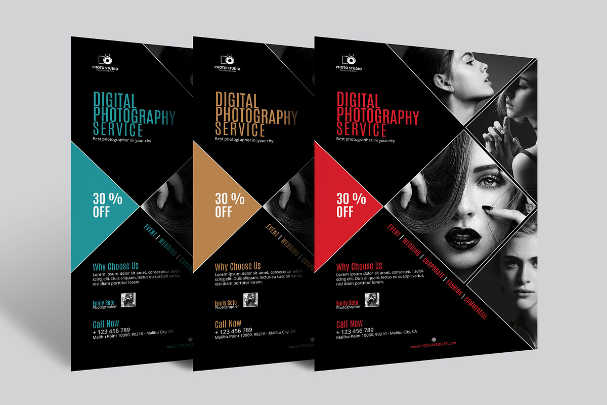 Photography Flyers / Ads Template, a Flyer Template by adekfotografia (Photo 7 of 10)