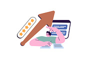People work with data, analysis set, a Work Illustration by PaperTrident (Thumbnail 3 of 12)