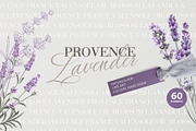 Provence Lavender. Flower set., a Pattern Graphic by Kotkoa (Thumbnail 6 of 8)