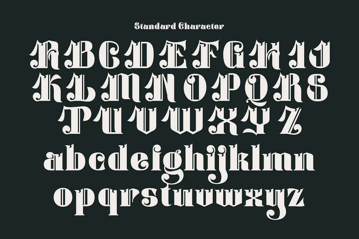 Monevilcy Antique Font, a Blackletter Font by TypeClassHeroes (Photo 5 of 15)