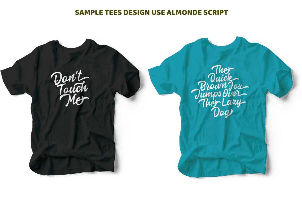Almonde Script preview 8