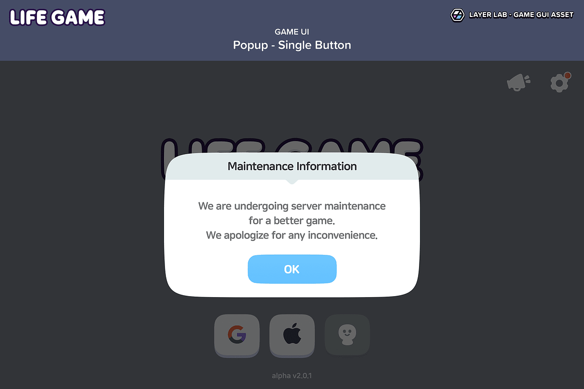 GUI - Life Game, an UI Kit Template by LAYERLAB (Photo 52 of 55)
