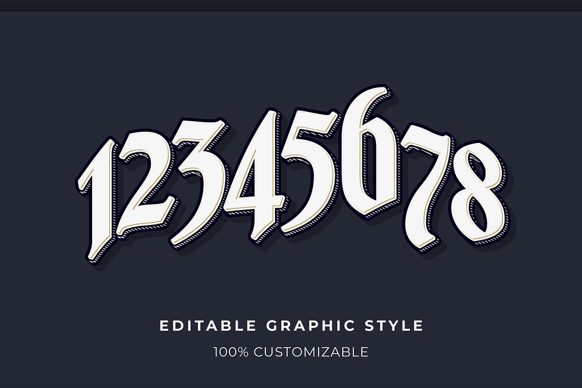 Gothic Antique Text Effect preview 2