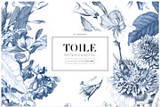 Toile Fleurie, Pattern & Motifs!, a Pattern Graphic by TSTUDIO (Thumbnail 1 of 11)