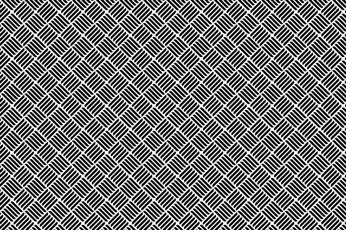 Diagonal Hand Drawn Woven Pattern, a Pattern Graphic by Mightyfire
