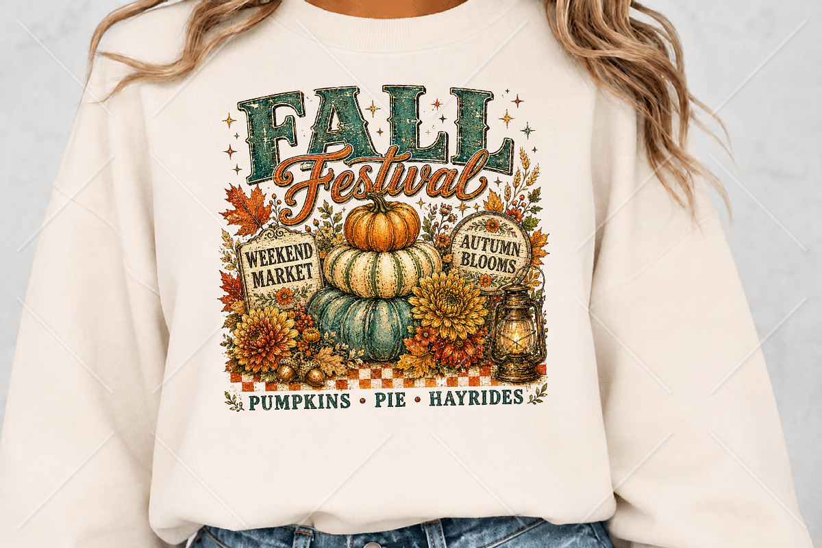 Retro Fall Pumpkin PNG Thanksgiving, a Seasonal Illustration by Canvas Craft (Photo 5 of 6)