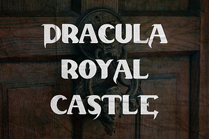 Dracula Palace - Gothic Horror Font