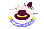 11 National Hat Day Illustration, a Person Illustration by denayunebgt (Thumbnail 5 of 5)