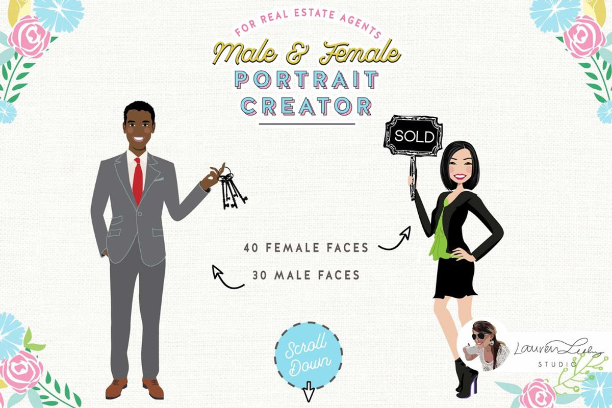 REAL ESTATE PORTRAIT CREATOR, a Work Illustration by Lauren Lesley Studio (Photo 5 of 12)