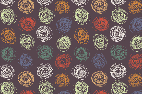 Seamless Coloful Abstract Pattern
