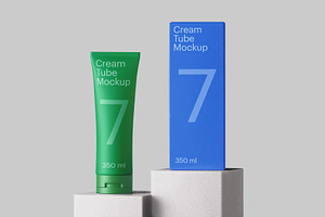 Cosmetic Tube Mockup, a Packaging Mockup by GraphicWave