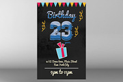 Birthday Flyer, a Flyer Template by PenciGraphics (Thumbnail 2 of 2)