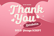 Retobella - Bold Vintage Script Font, a Script Font by Tiptop Graphic (Thumbnail 10 of 10)