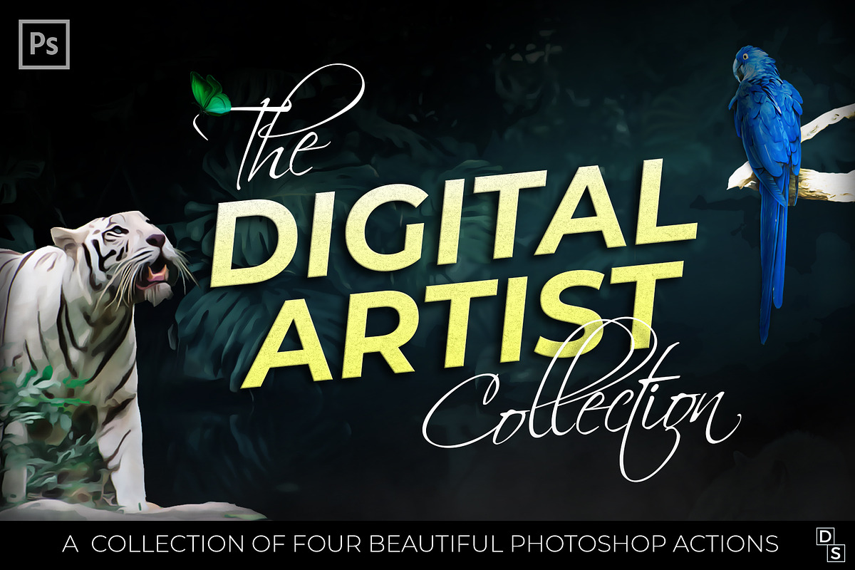 The Digital Art Collection, an Action Add-On by Dene Studios (Photo 1 of 34)