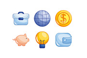 Money And Banking Illustrations Set, a Finance Illustration by studiogstock (Thumbnail 2 of 4)